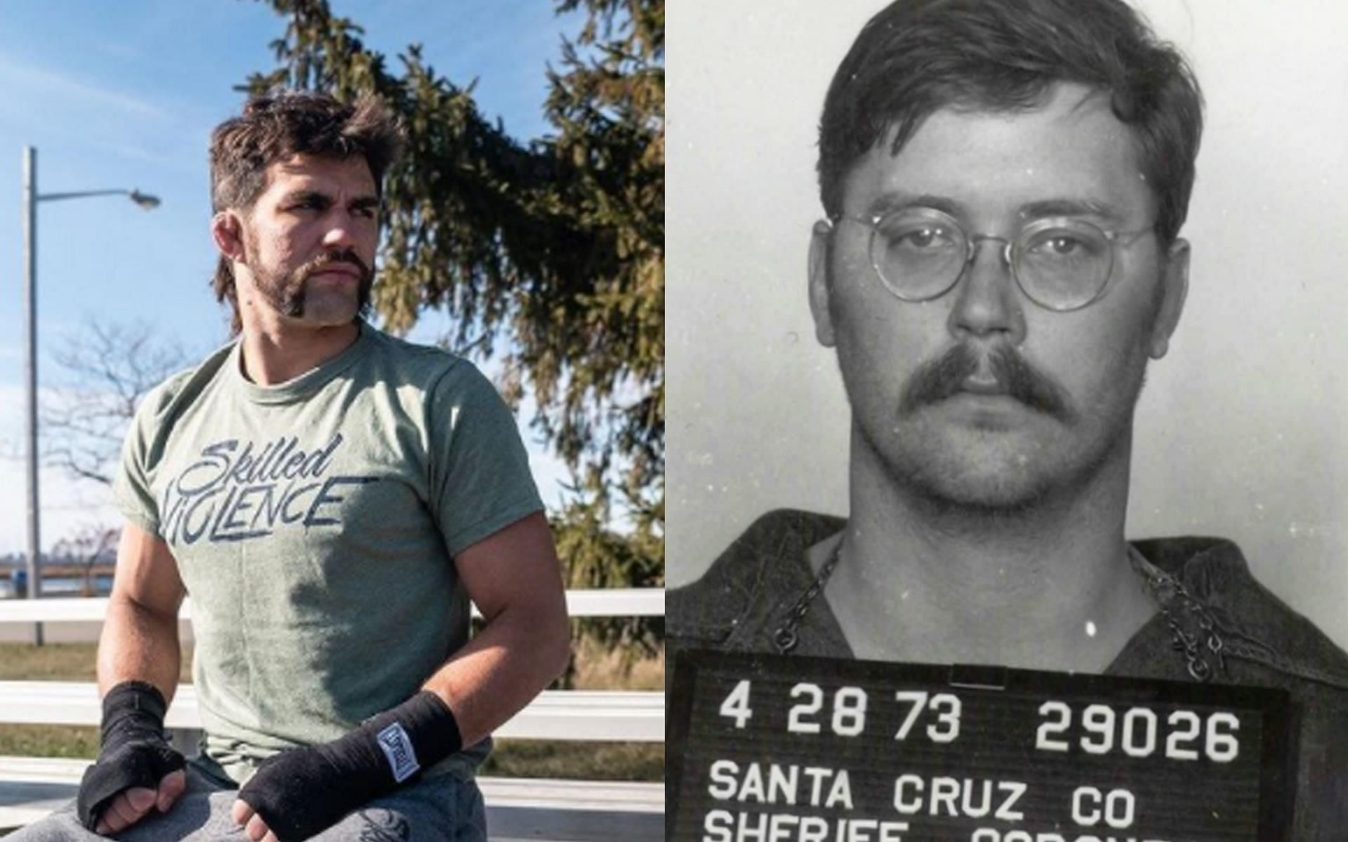 Garry Tonon (Left) is currently &quot;obsessed&quot; with Ed Kemper (Right). | [Photos: Garry Tonon&#039;s Instagram/Wikipedia]