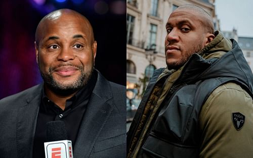 Daniel Cormier (left) and Ciryl Gane (right)