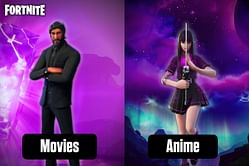 3 Fortnite skins that are inspired from movies (& 3 from Anime)