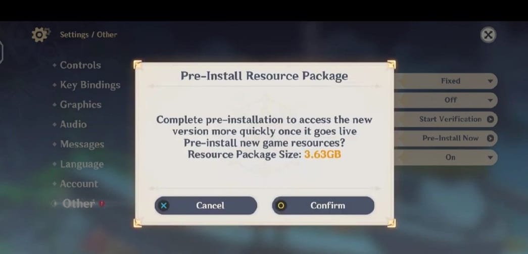 How to download Genshin Impact 2.4 update before release Pre