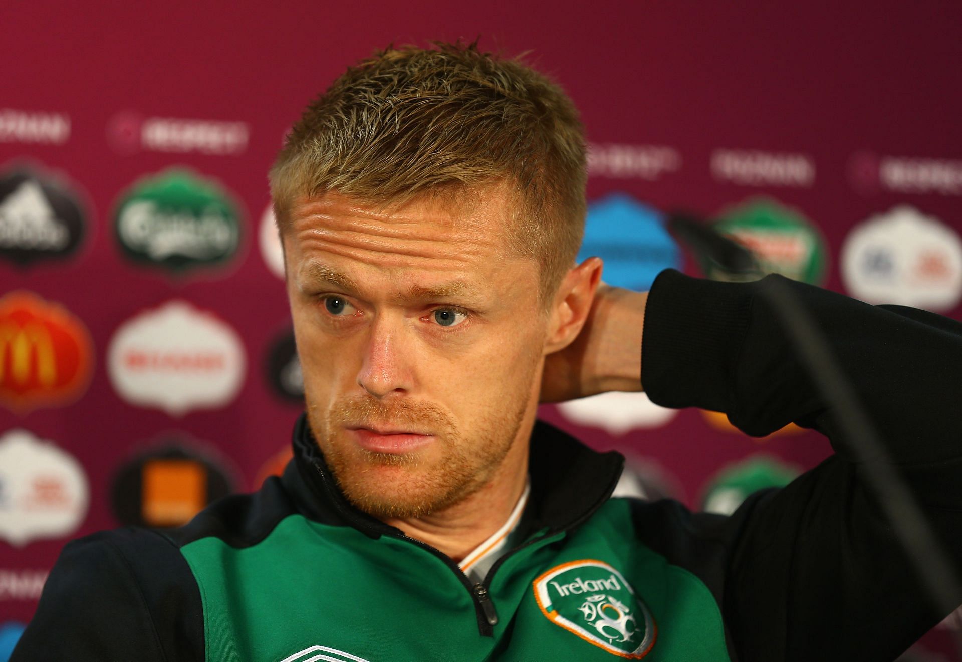 Ireland Training and Press Conference - Group C: UEFA EURO 2012