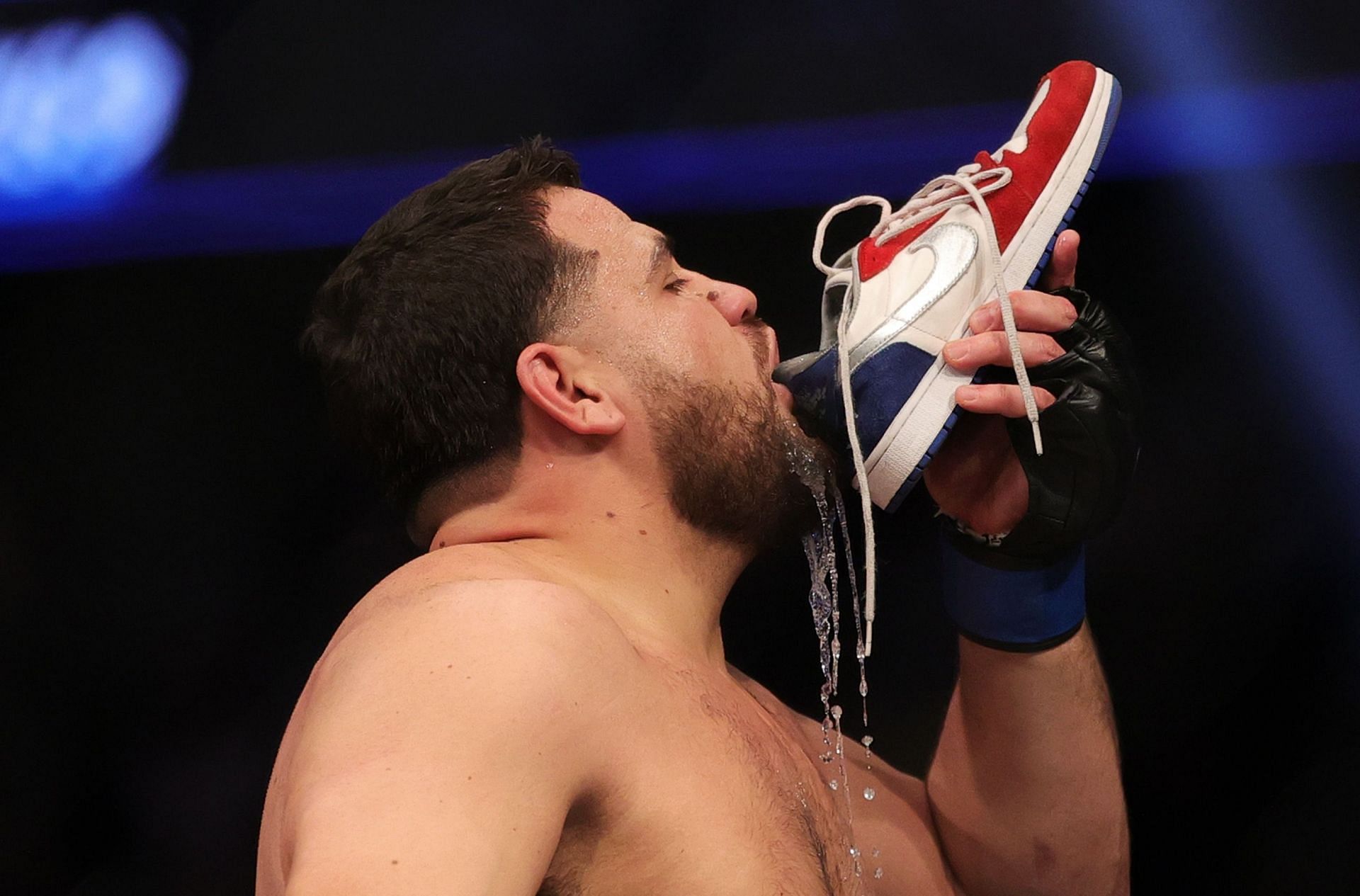 Will Tai Tuivasa be celebrating with a shoey after he faces Derrick Lewis in February?