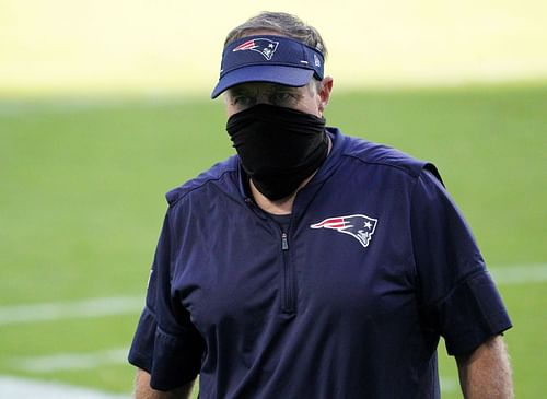 Bill Belichick at New England v Miami