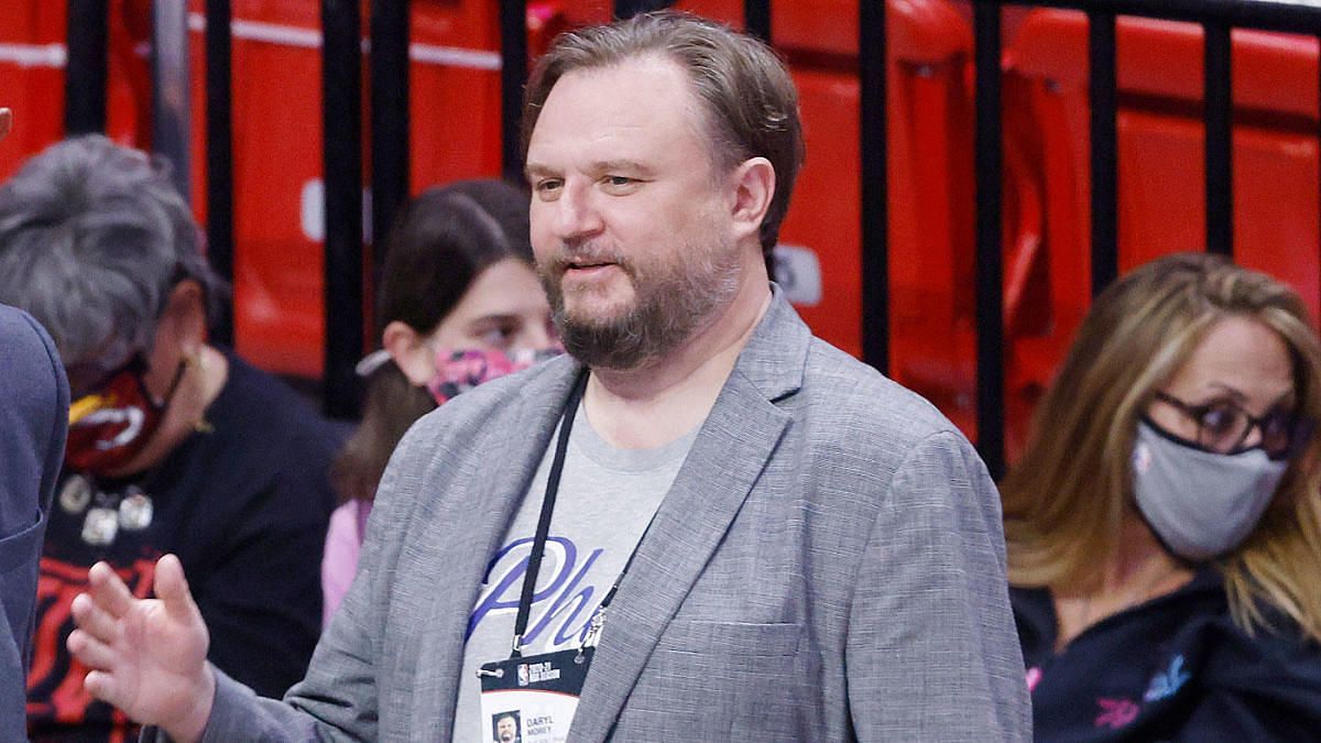 Daryl Morey General Manager of the Philadelphia 76ers. (Photo: Courtesy of CBS Sports)