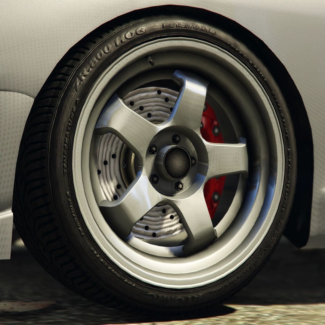 This wheel is perfectly suited for most tuner cars (Image via Rockstar Games)