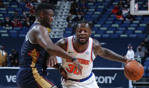 The visiting Pelicans will look to even the season series against the Knicks on Thursday. [Photo: NBA.com]