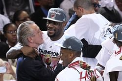 "He's Michael, he's Magic, he's Kobe, he's Jerry West, he's Bill Russell" - Pat Riley praises LeBron James for the unique nature of his game