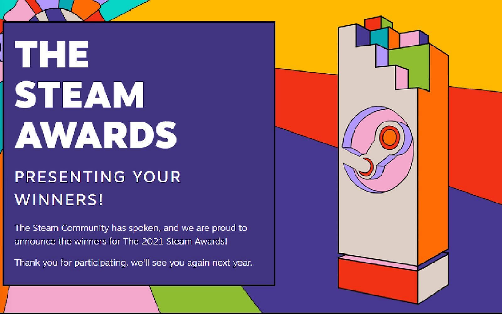 Steam Awards 2021 winners in all categories listed