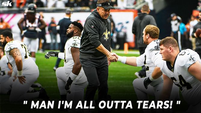 "Man I'm all outta tears!" - Sean Payton touched by emotional tribute from Saints players