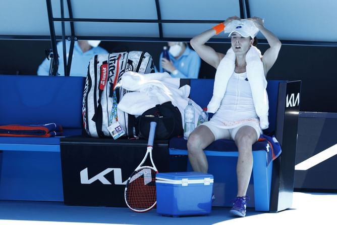 How hot is it at the Australian Open?