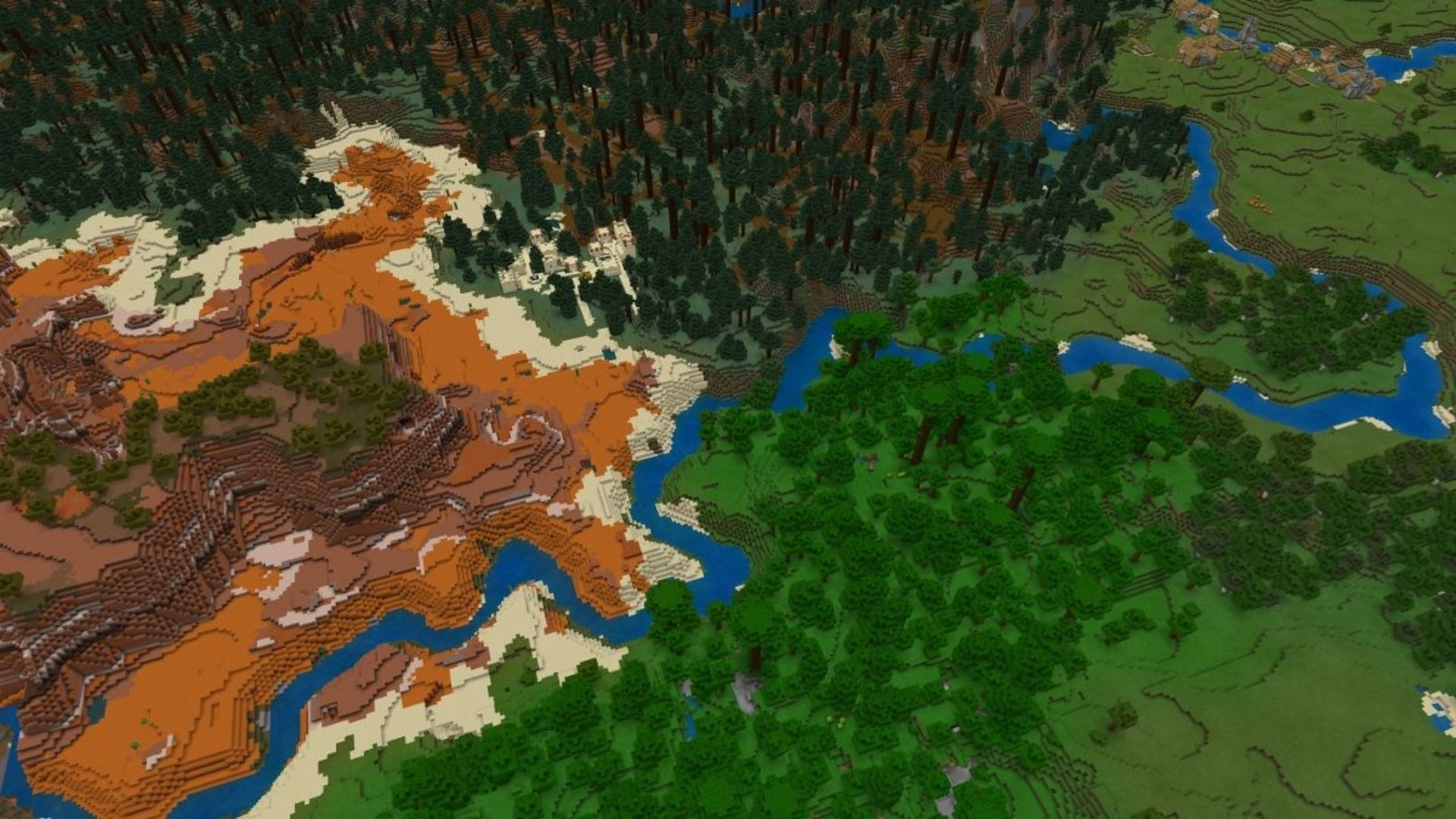 Minecraft&#039;s biomes are expanding in number seemingly with every major update (Image via Mojang)