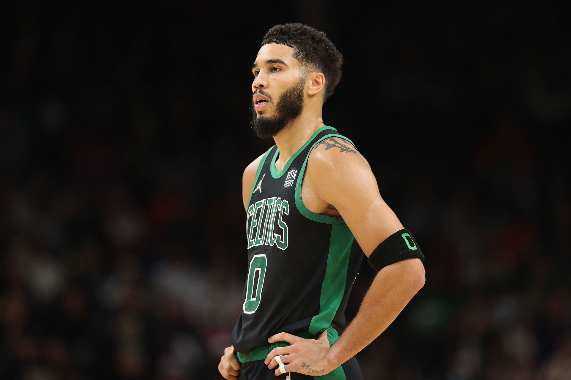 Jayson Tatum will be questionable for the game against the Orlando Magic