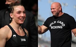 Vanessa Demopoulos reveals Dana White's reaction to her doing splits at UFC 270 weigh-ins