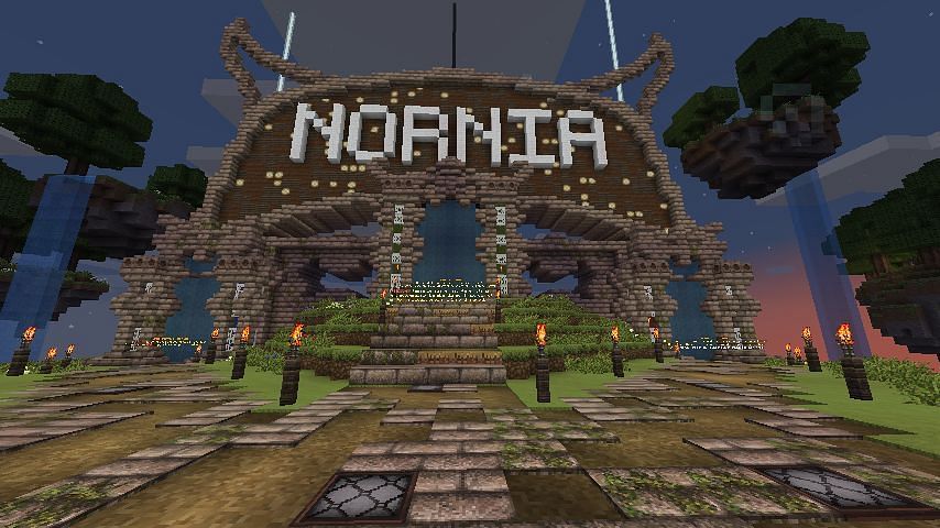Nornia was made especially for VR (Image via Minecraft)