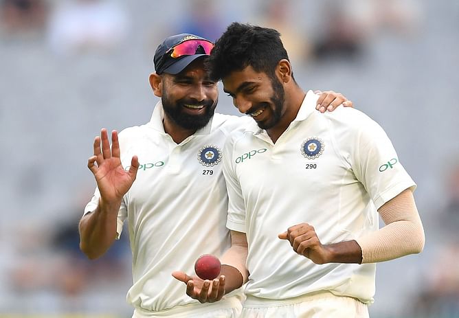 "His spell was fantastic; he got us back into the game with his two quick wickets" - Jasprit Bumrah heaps praise on Mohammed Shami