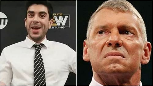 AEW's Tony Khan and WWE's Vince McMahon