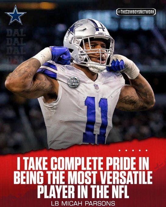 Micah Parsons: I Take Complete Pride in Being the Most Versatile Player in  the NFL ✭ Inside The Star