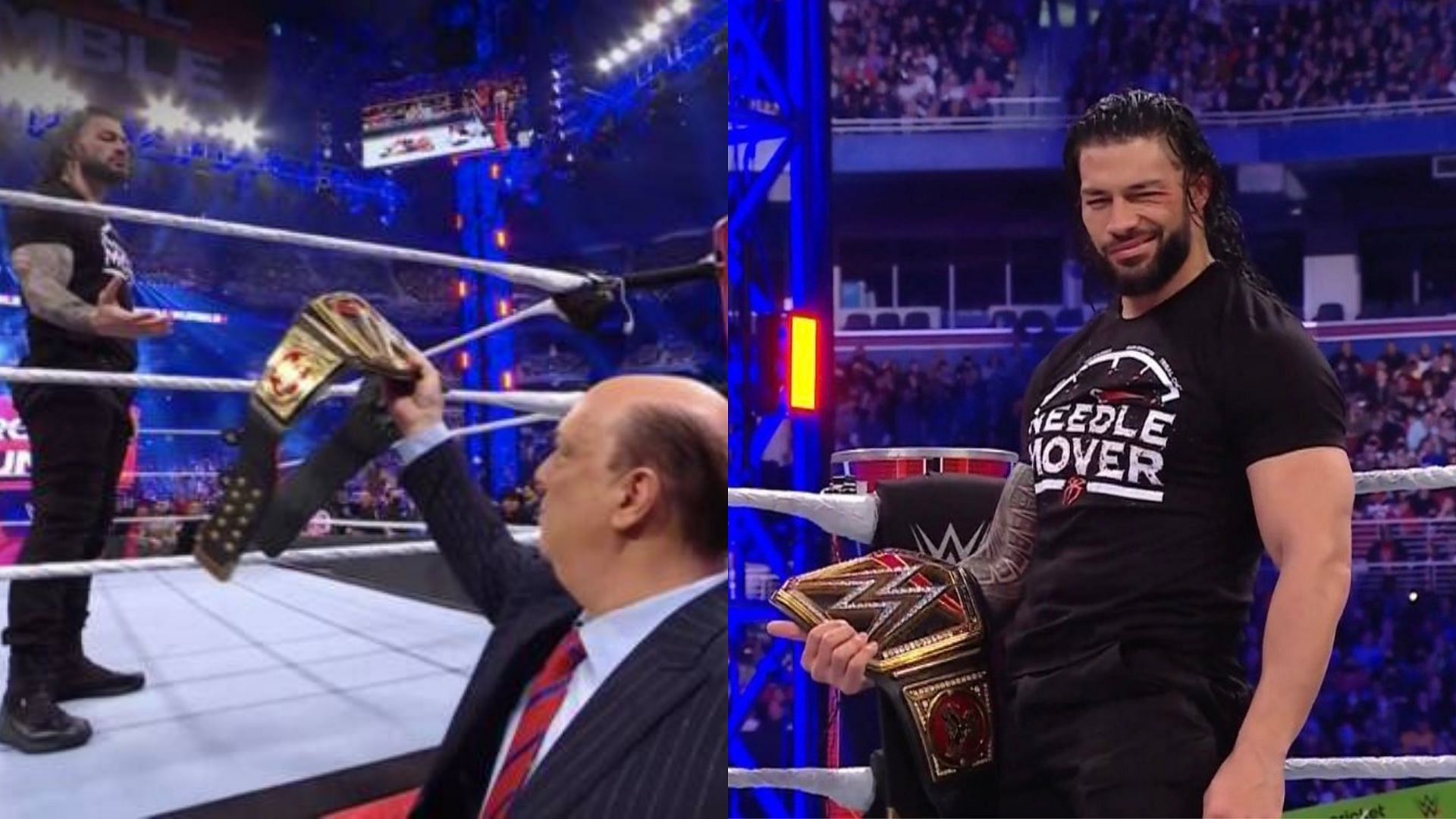 Roman Reigns reunited with Paul Heyman at the Royal Rumble