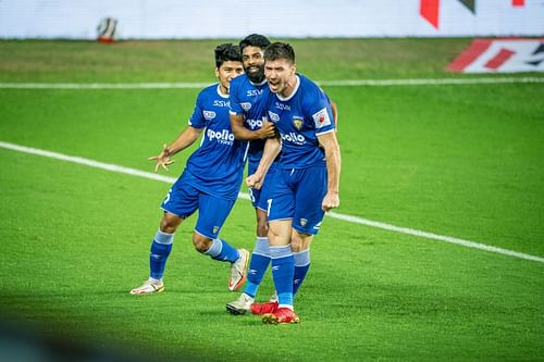 Chennaiyin FC's Mirlan Murzaev scored against Bengaluru FC in the previous leg (Image Courtesy: ISL).