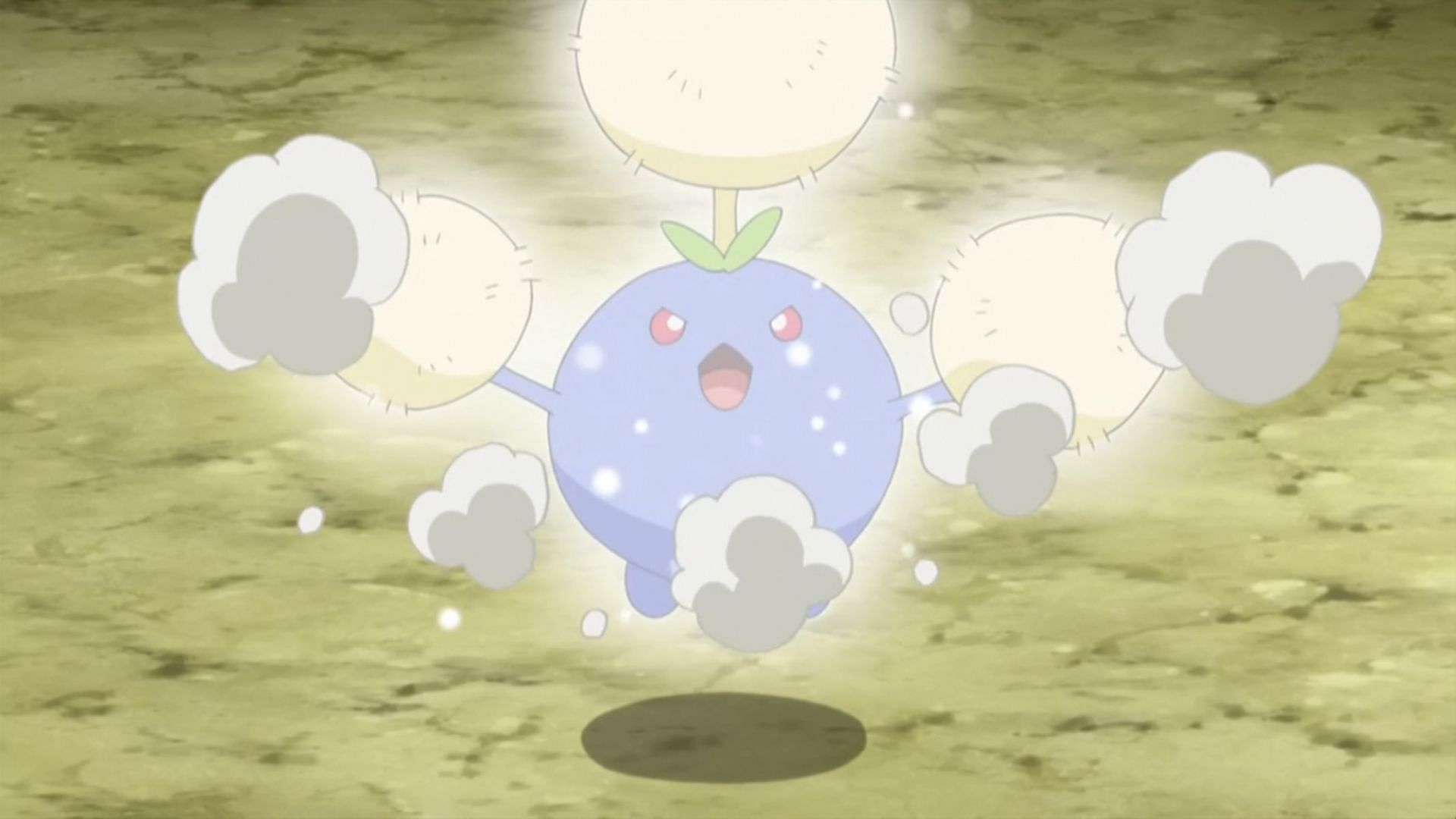 Jumpluff using Cotton Guard in the Pokemon anime (Image via The Pokemon Company)