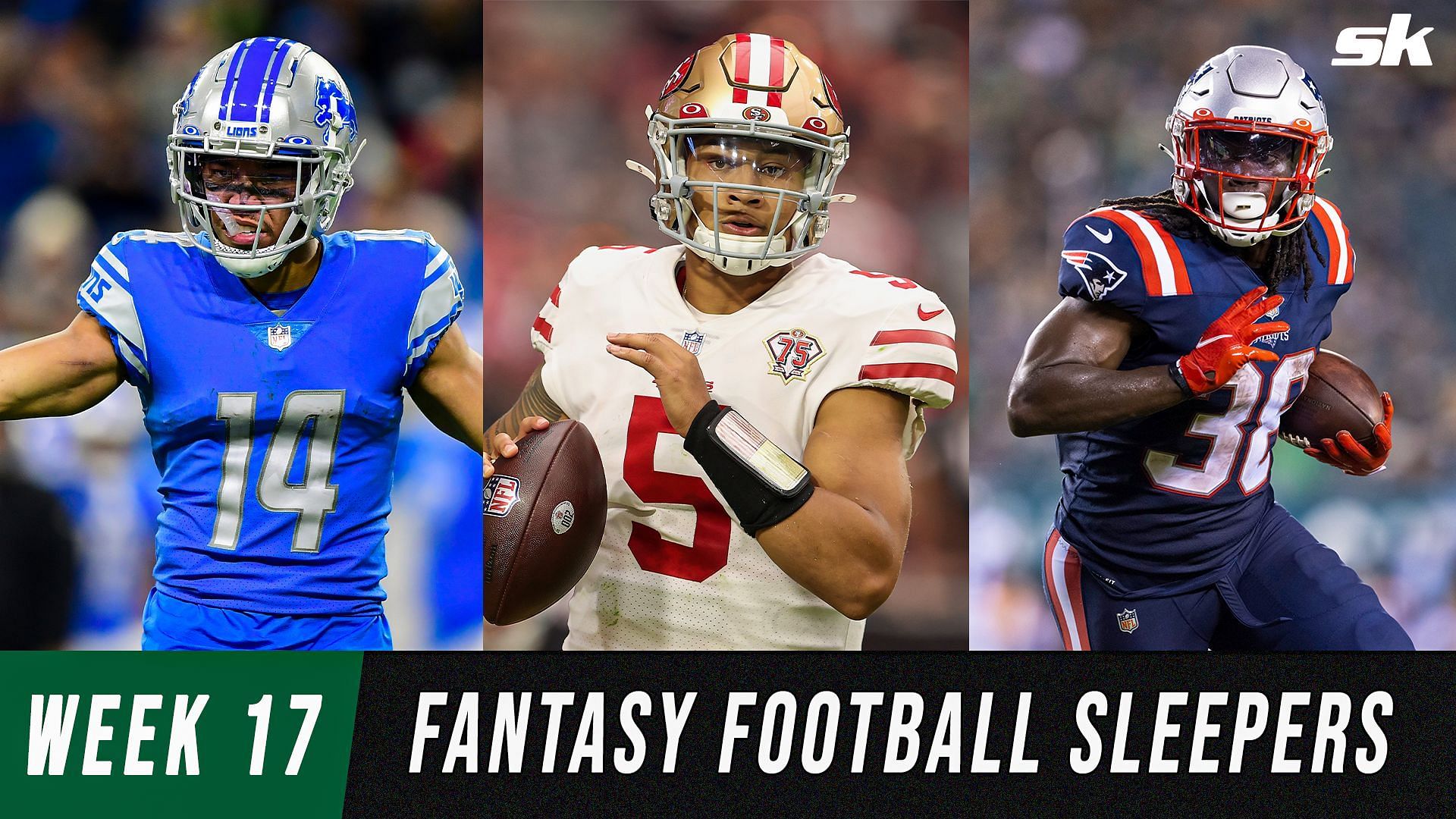 Fantasy Football sleepers for Week 17 ft. Aman Ra St. Brown, Trey Lance