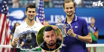 Nick Kyrgios says he has got "bit of a bromance" going with Novak Djokovic, but calls Daniil Medvedev "best player in the world"