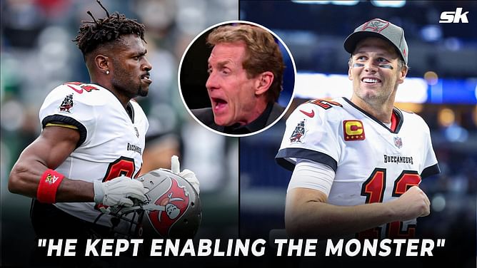 "He kept enabling the monster" - Skip Bayless feels Tom Brady is to blame for Antonio Brown debacle