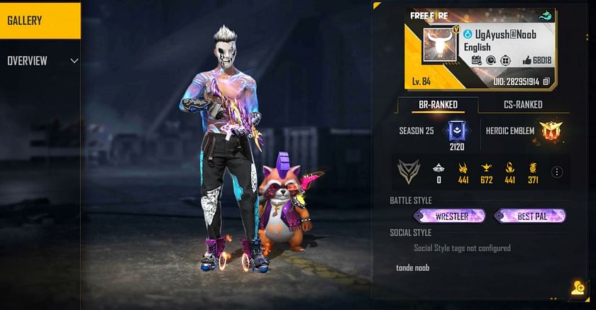 Tonde Gamer's Free Fire ID, stats, real name, and more