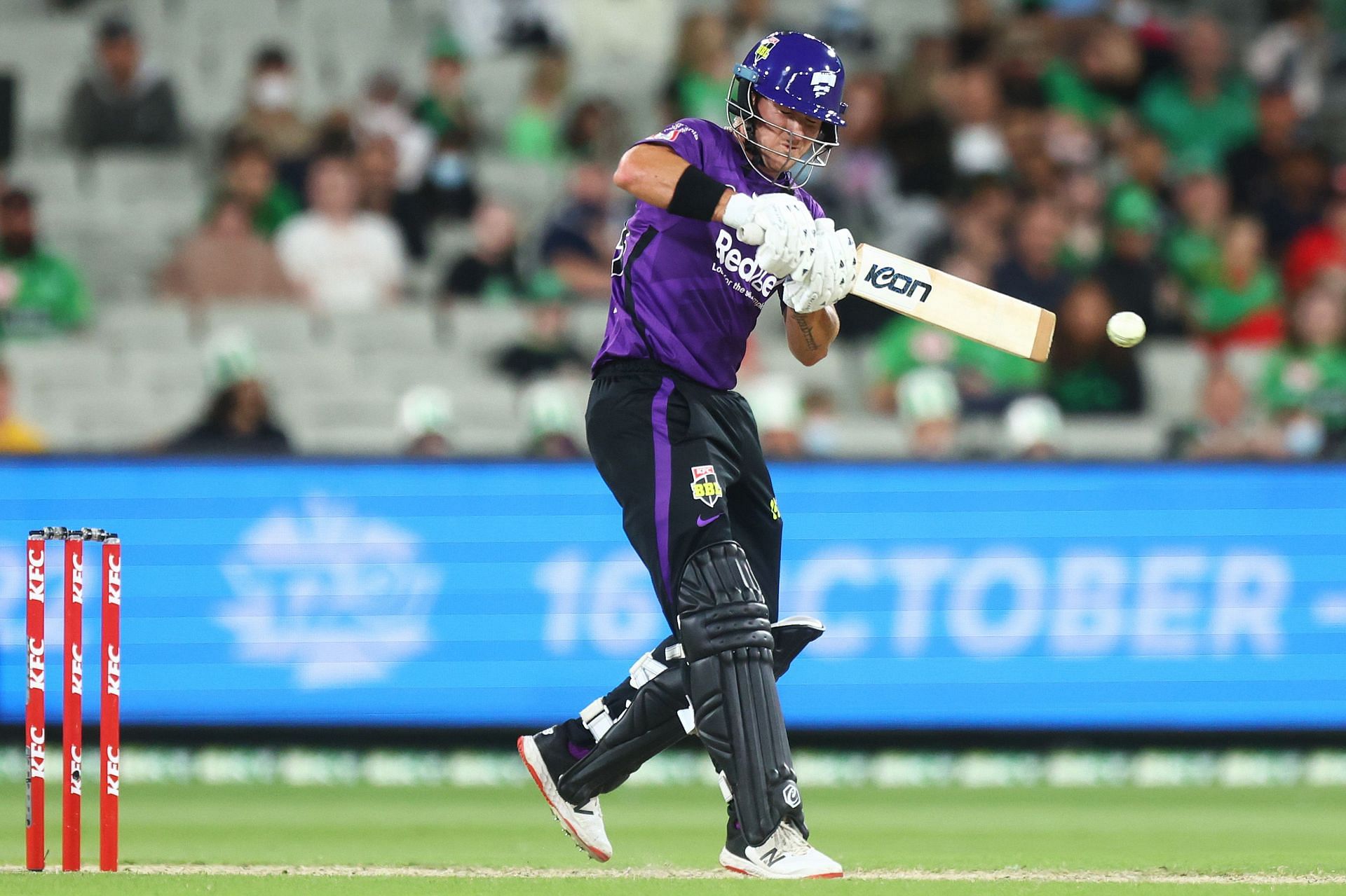 D&#039;Arcy Short batting for Hobart Hurricanes. Pic: Getty Images
