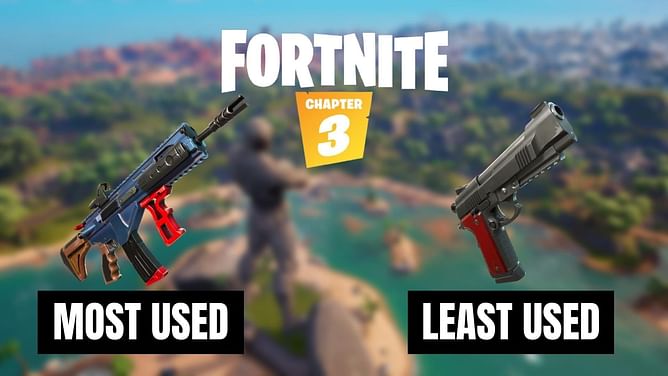 8 Fortnite weapons in Fortnite Chapter 3 ranked based on usability