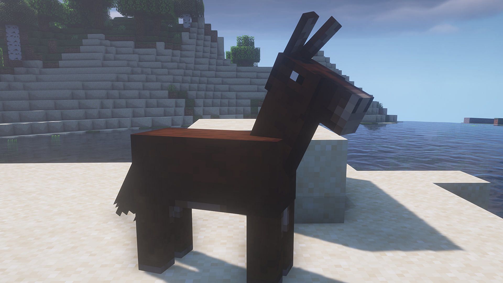 Mule (Image via Minecraft)