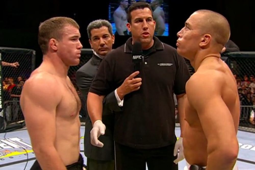 Georges St-Pierre admitted that he felt overwhelmed in his first UFC title shot.