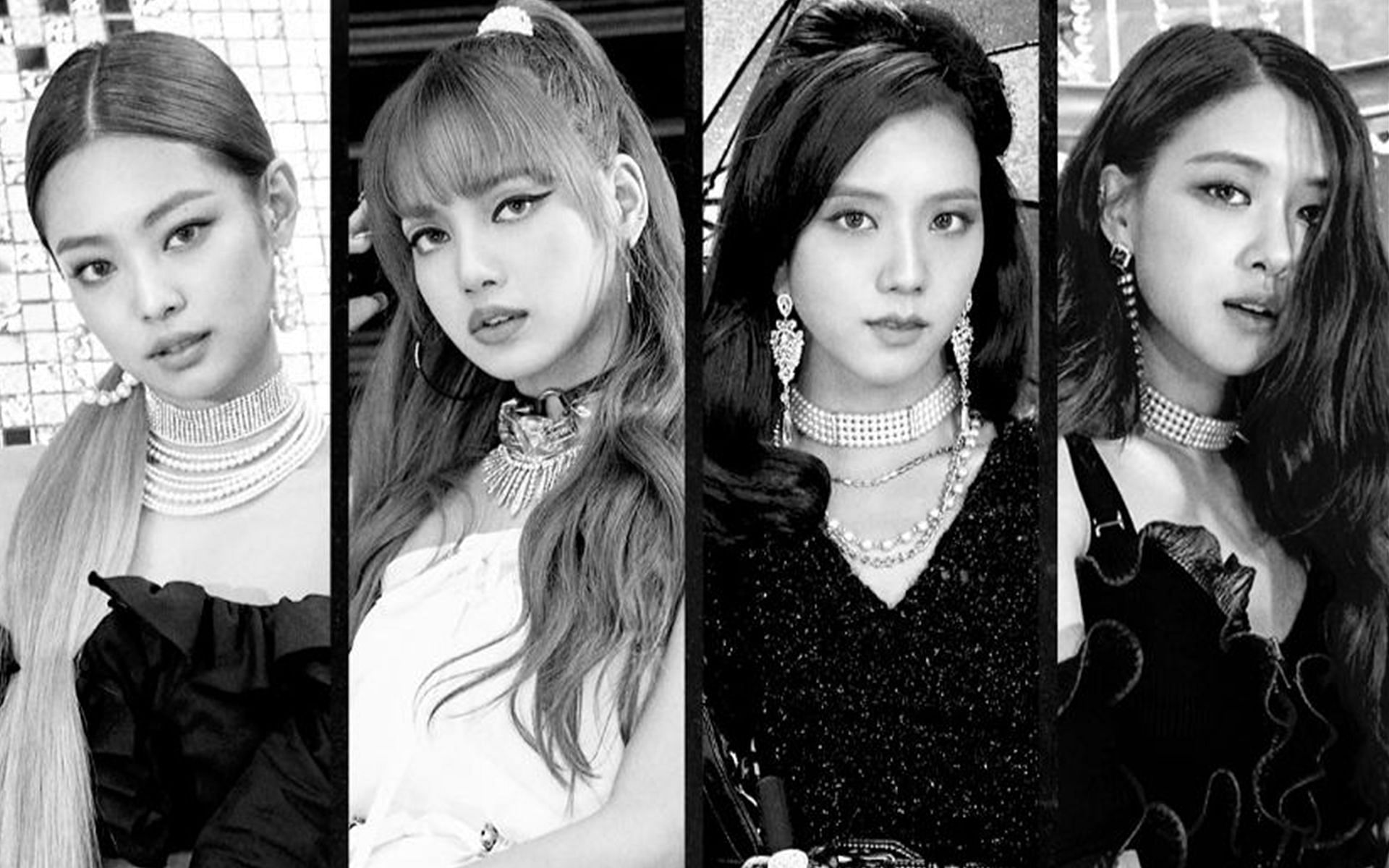 From left to right: Jennie, Lisa, Jisoo, Rose (Image via Twitter@BLACKPINK)
