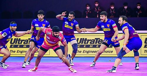 Dabang Delhi KC will be in action tonight in Pro Kabaddi 2021's Triple Panga (Image: Pro Kabaddi/Facebook)