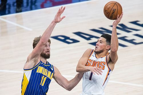 The Phoenix Suns hope to stay perfect on the road against the Indiana Pacers on Friday. [Photo: IndyStar]