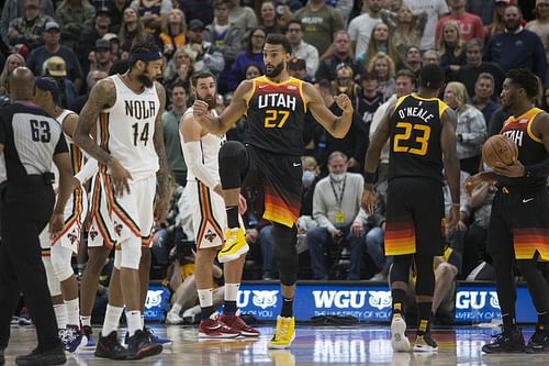 The visiting Utah Jazz will meet the New Orleans Pelicans for the third time this season.[Photo: SLC Dunk]