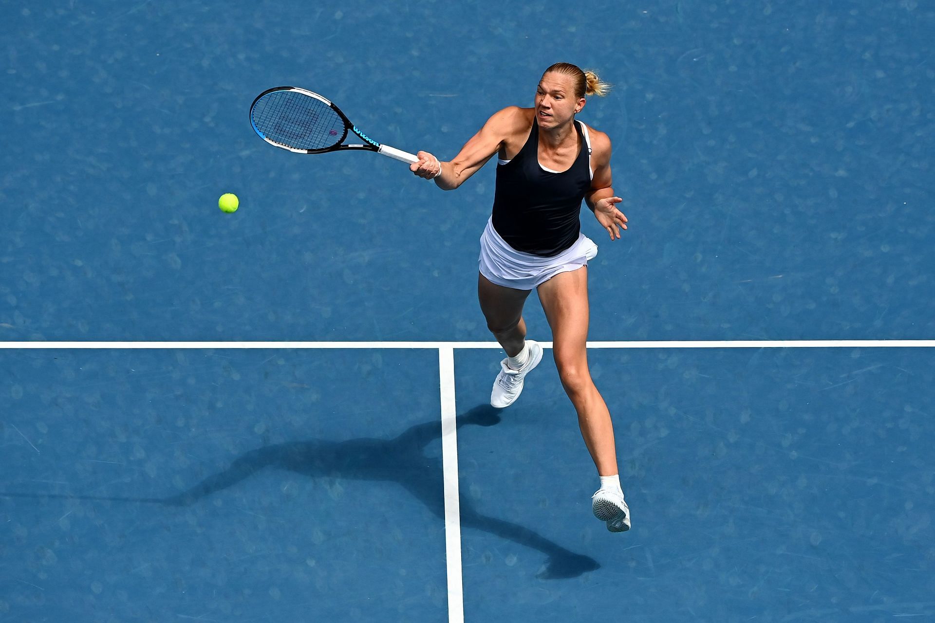 The Australian Open is the only Slam where Kaia Kanepi has never made the second week