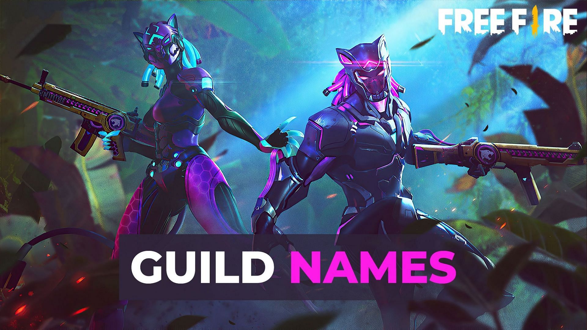 The following is a list of names that players can try out for their guilds (Image via Sportskeeda)