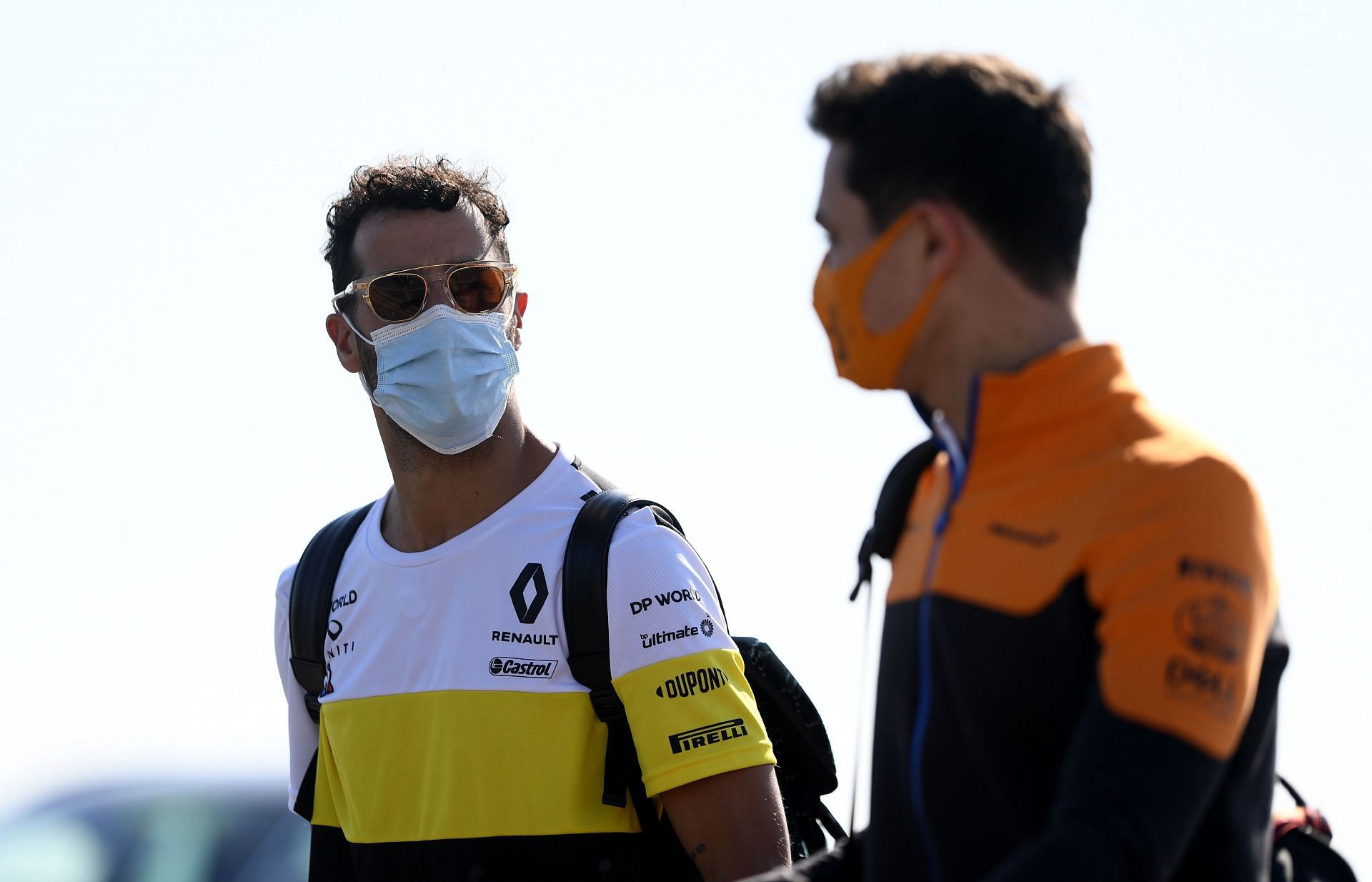 Daniel Ricciardo (left) moved from Renault to Mclaren for 2021, partnering with Lando Norris (right)