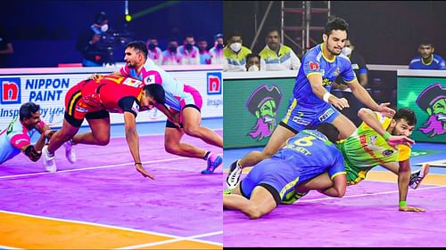 Tamil Thalaivas, Patna Pirates, Jaipur Pink Panthers and Bengaluru Bulls were in action on January 6, 2022 in PKL 8 (Image: Pro Kabaddi/Instagram)