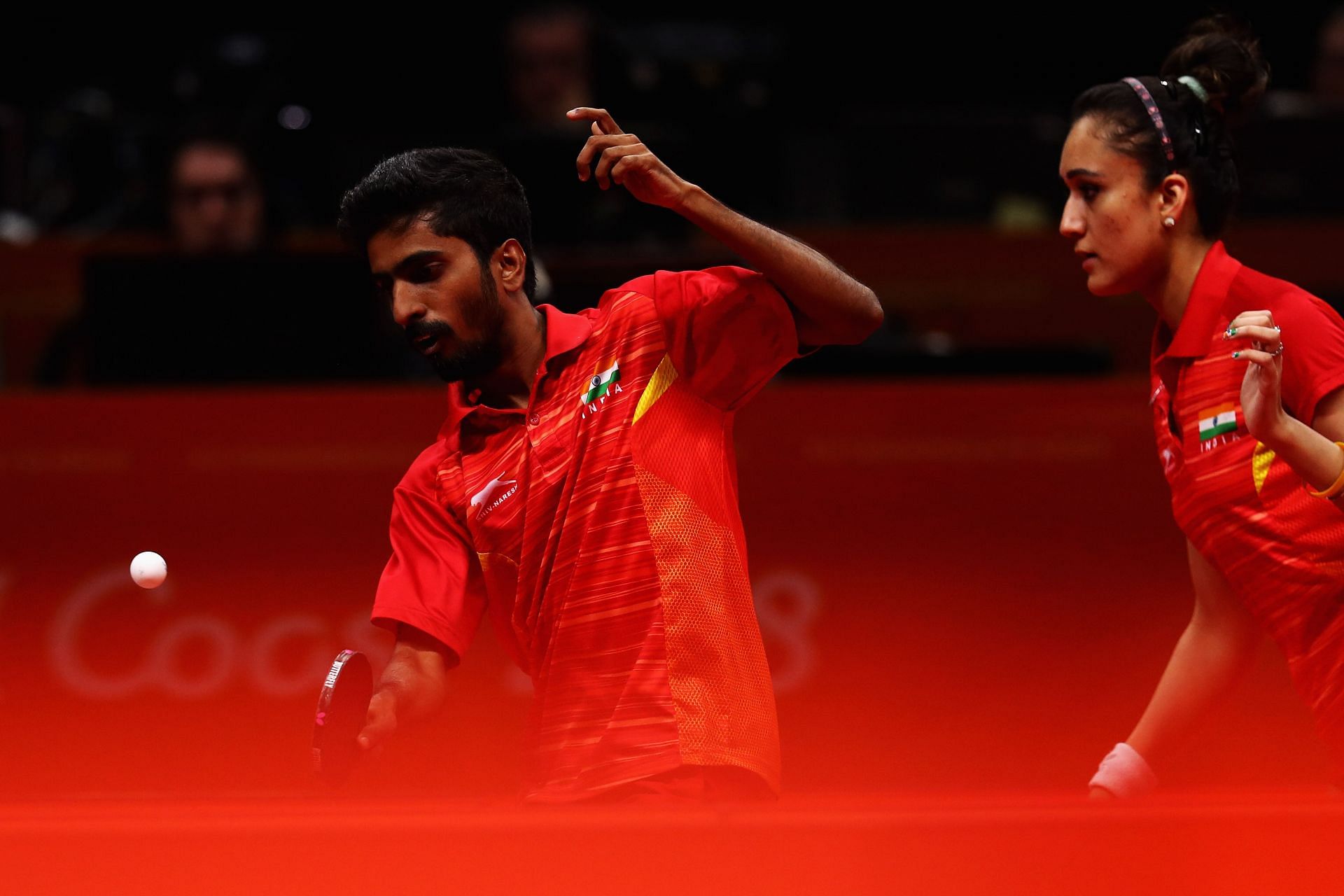 Table Tennis - Commonwealth Games : Sathiyan Gnanasekaran and Manika Batra