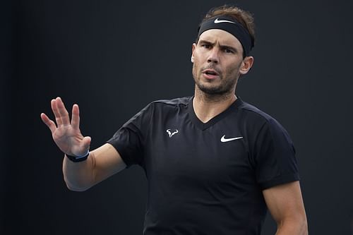 Rafael Nadal at the 2022 Melbourne Summer Set