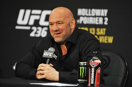 Dana White at UFC 236 Holloway v Poirier 2