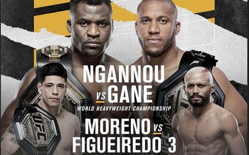 Francis Ngannou and Ciryl Gane headline the first PPV of 2022