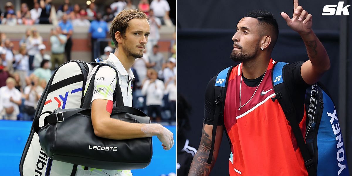 Daniil Medvedev takes on Nick Kyrgios in the second round of the Australian Open