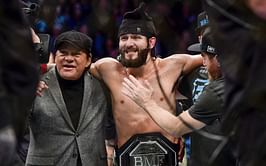 Jorge Masvidal reacts to incredible 'Gamebred' portrait tattoo