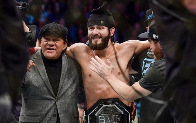 Jorge Masvidal reacts to incredible 'Gamebred' portrait tattoo