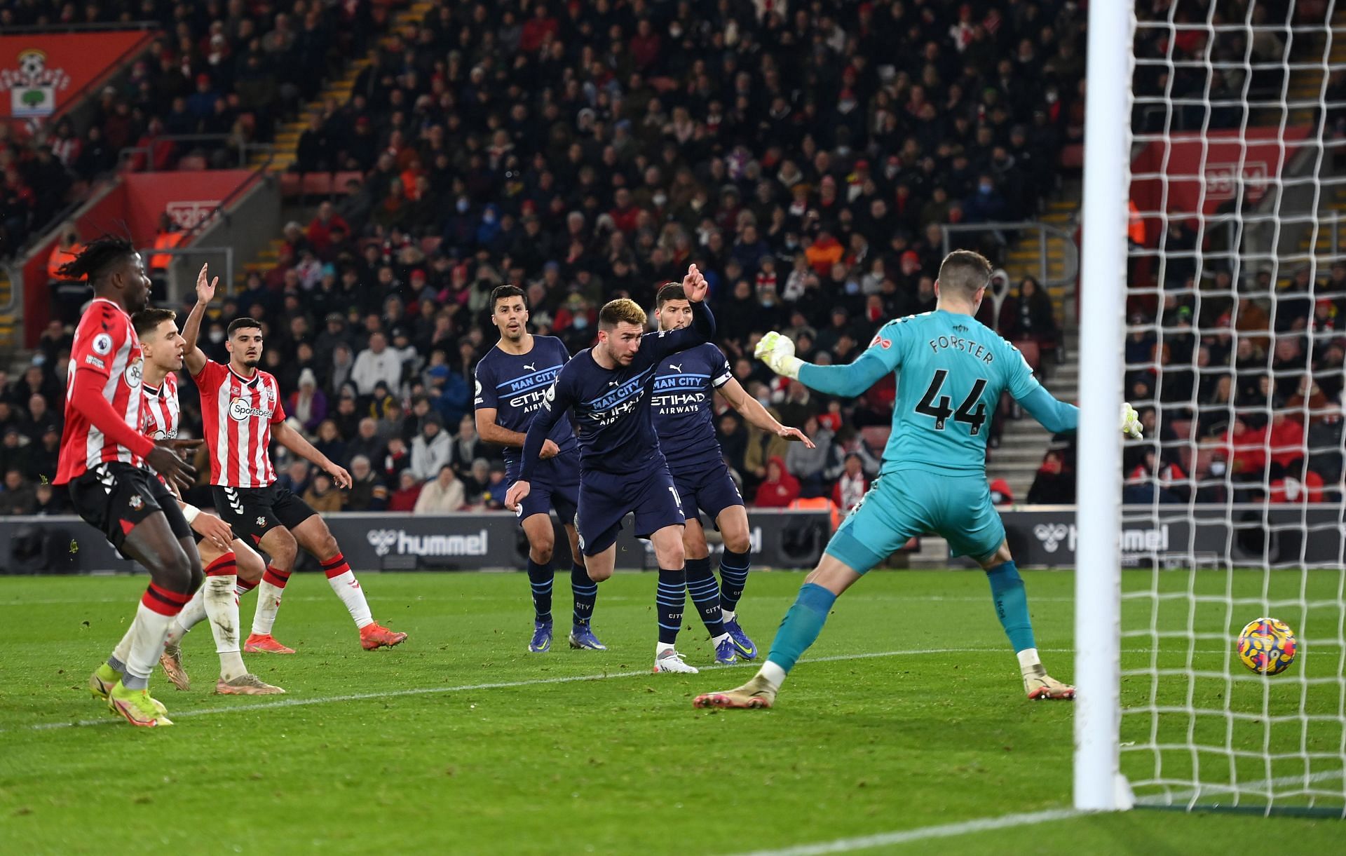 Aymeric Laporte&#039;s header saved the blushes for Manchester City away from home.