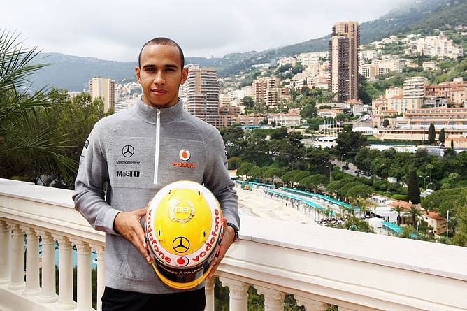 Watch: When Lewis Hamilton flew to the stage cast as Apollo in a McLaren suit
