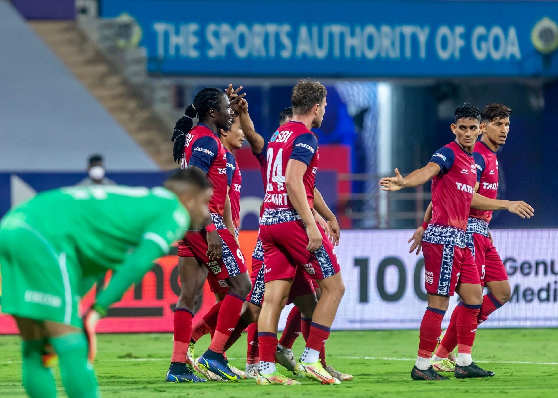Jamshedpur FC won the game with a 1-0 margin (Image courtesy: ISL social media)